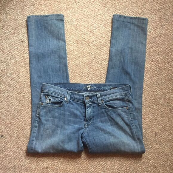 7 for all Mankind Distressed Jeans - Picture 1 of 7